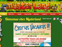 Tablet Screenshot of mysterland.fr